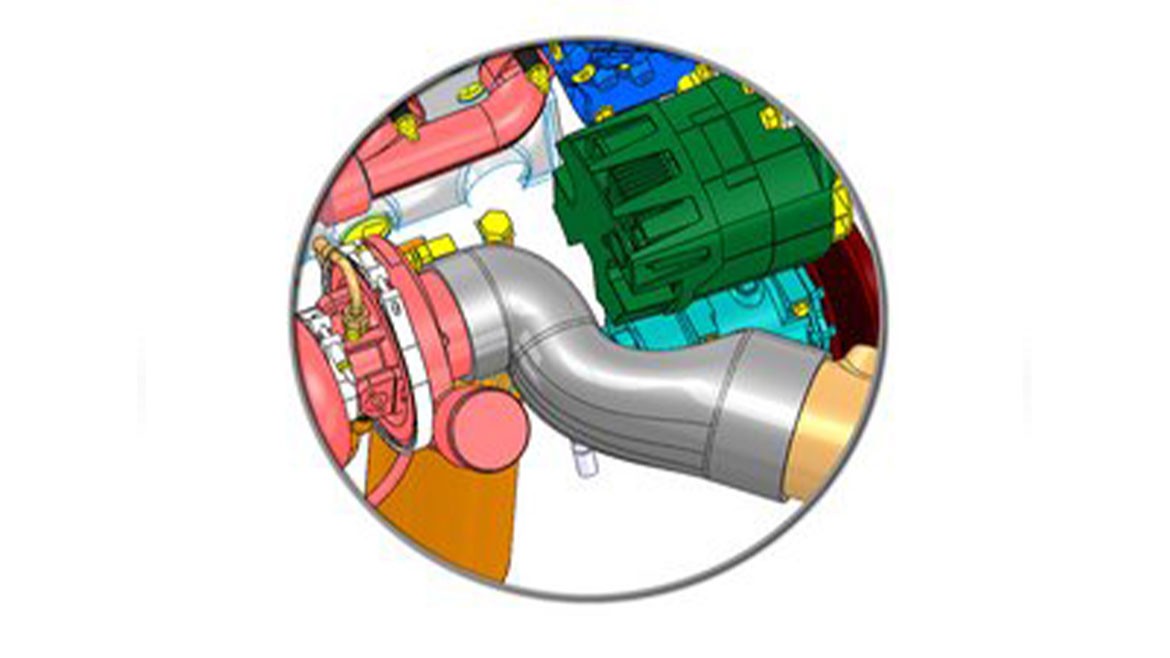 Connecting piece for combines - approach