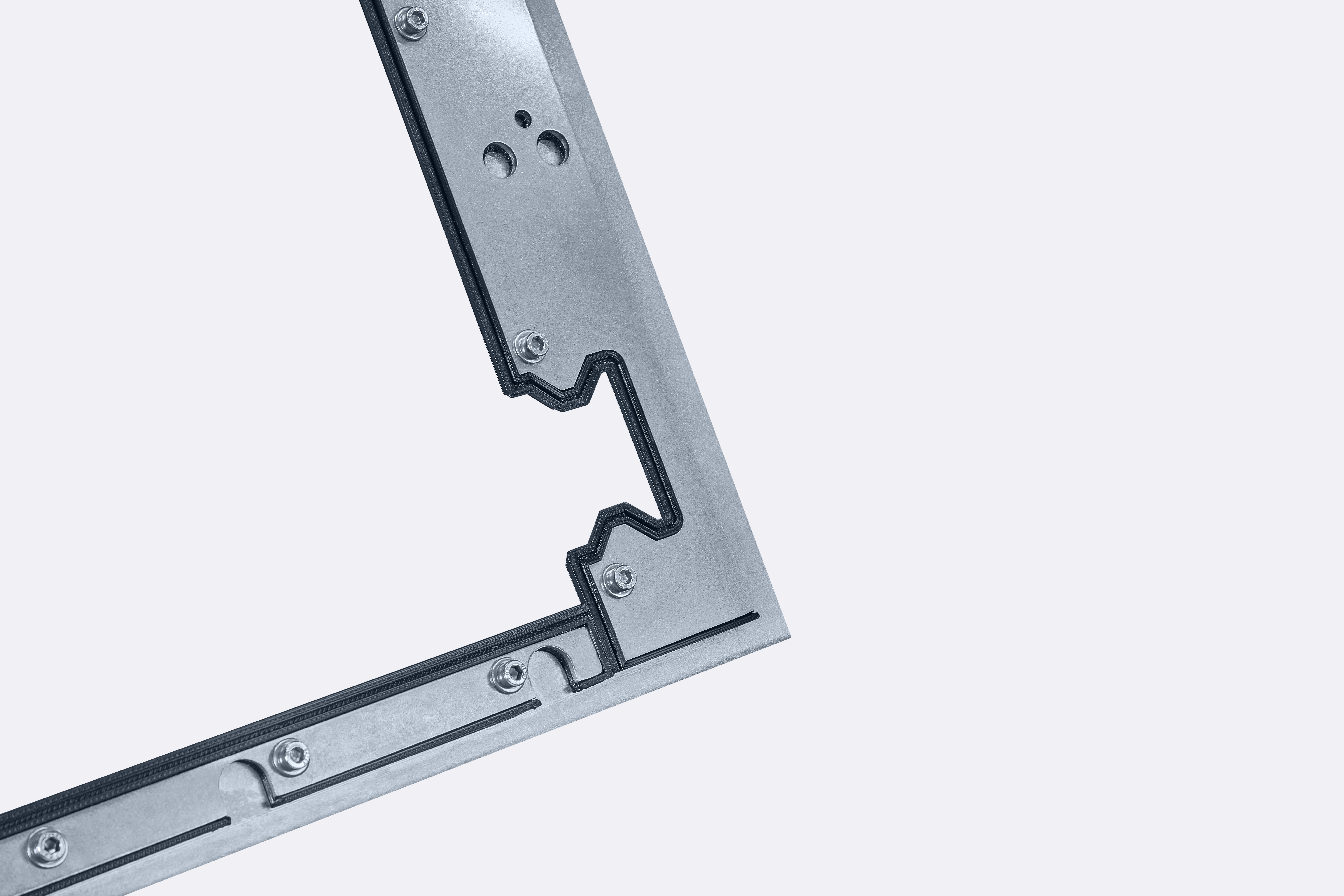 Detail eines 3D-Druck Formabstreifers